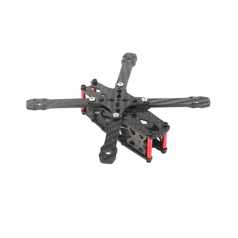 FS135 135 мм Колесная база Mini FPV Frame Kit углеродное волокно CF стойка для гоночного дрона