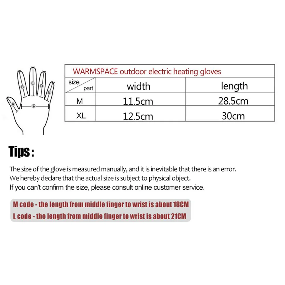 Зимние перчатки с подогревом Нескользящие мотоциклетные водонепроницаемые