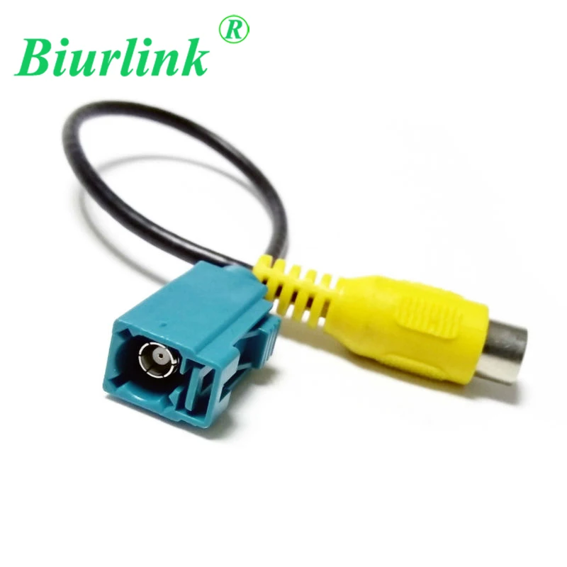 Кабель адаптер для камеры заднего вида Biurlink Fakra RCA Mercedes Ford|reversing camera cable|adapter fakrafakra