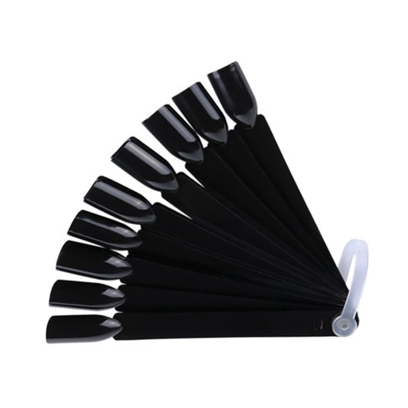 

Fan-Shaped Nail Art Polish Practice Display Tips Nail Sample Sticks