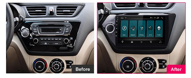 Автомобильный мультимедийный плеер для KIA RIO 3 4 2Din Android 9,0, автомагнитола, стерео 2010-, навигация, Авторадио, gps, магнитофон, K2, Wifi