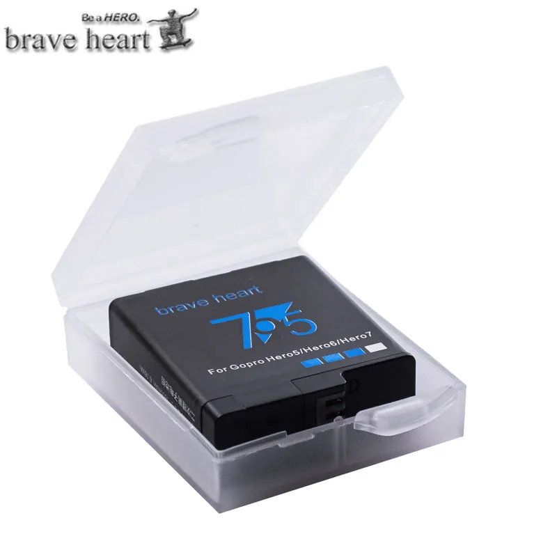 Высококачественная полностью расшифрованная батарея Go pro hero 5 Аккумулятор для GoPro