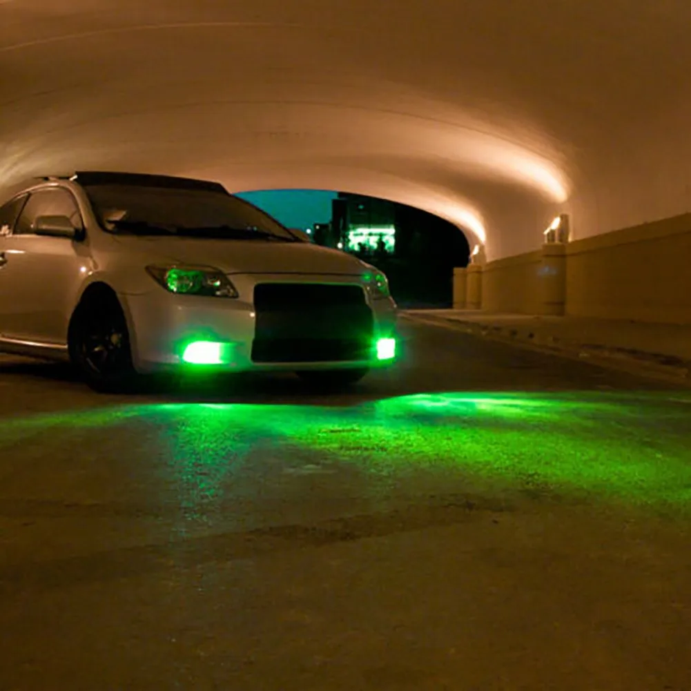 

High Power LED Bulbs Tool 1.5W Truck 1.8 Inch Fog Lights Green H3 12V DC 2pcs
