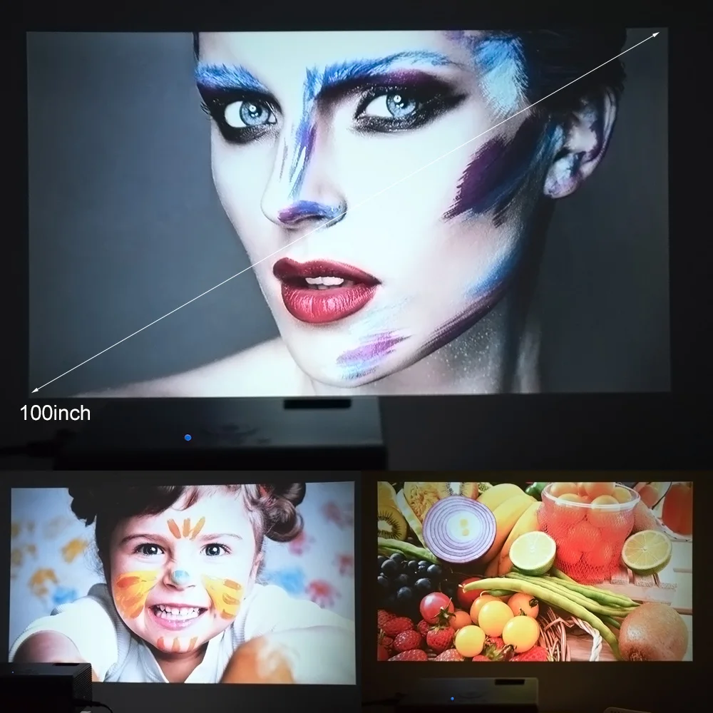 ThundeaL RD825 Mini Projector 1280 x 720P Android WiFi Multi Screen LED Beamer Portable 3D Home Theater Support 1080P |