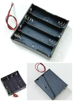 18650 4 slot power bank cases battery storage box batteries clip holder container with wire lead pin 7 6x8 1x2cm1pcs