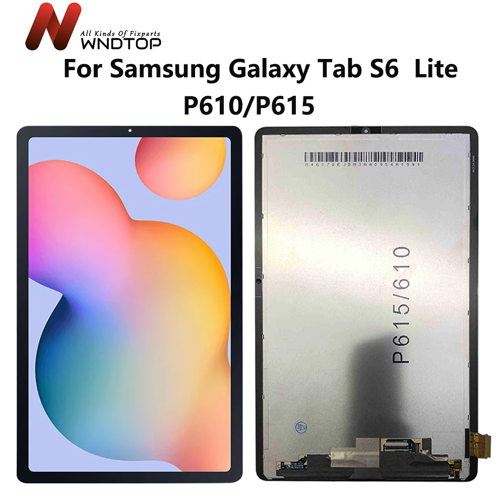 

AAA+ LCD Replacement For Samsung Galaxy Tab S6 Lite P610 P615 LCD Display Touch Screen Digitizer Assembly For Samsung P610 LCD
