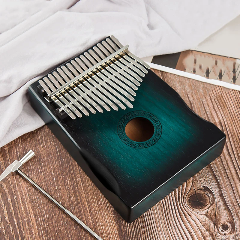 Калимба 17 клавишных африканских твердых красного дерева палец пианино санза