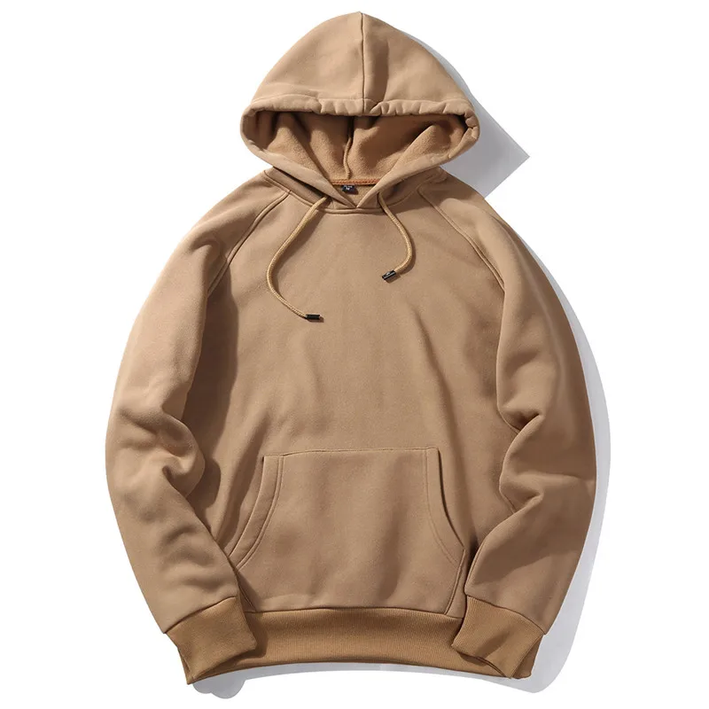 

Fojaganto Brand Men's New Hoodies Male Jogging Hooded Sweatshirts Comfortable Solid Color Hoodies Sweatshirt Men