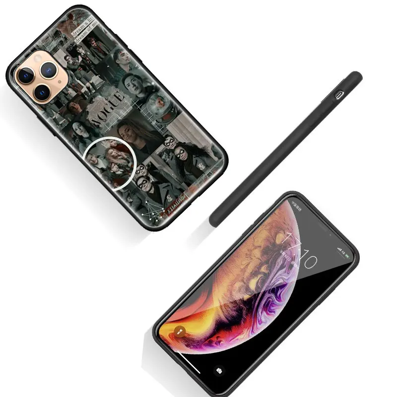 

Silicone Case for iPhone 11 Pro Max 12 Mini 7 8 Plus XR X XS Phone Funda Cover SE 2020 6 6S 5 5S Shell The Umbrella Academy Five