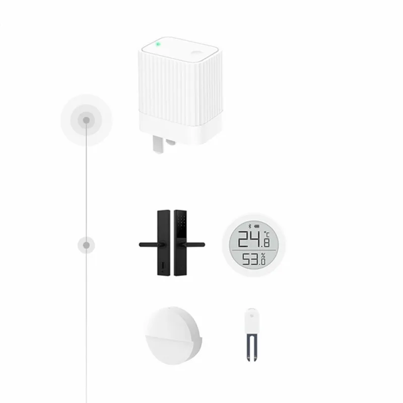 Оригинальный шлюз Xiaomi Smart Cleargrass Bluetooth/Wi Fi работает с Bluetooth Mijia вспомогательное