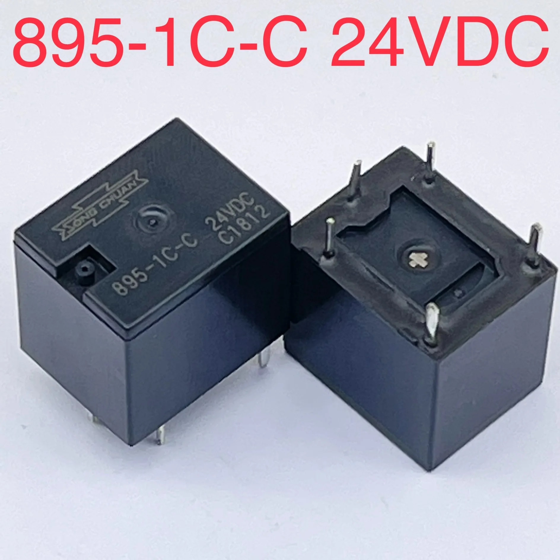 2PCS/lot 100%New Relay 895-1C-C 12VDC 24VDC 895 1C C 20A 5PIN 12V 24V An open conversion |