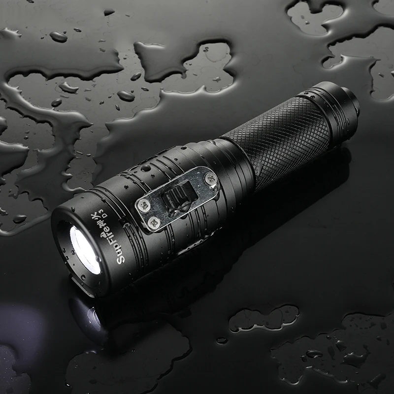 Самый мощный фонарь для дайвинга D3 Cree XML T6 2000lm светодиодный Профессиональный