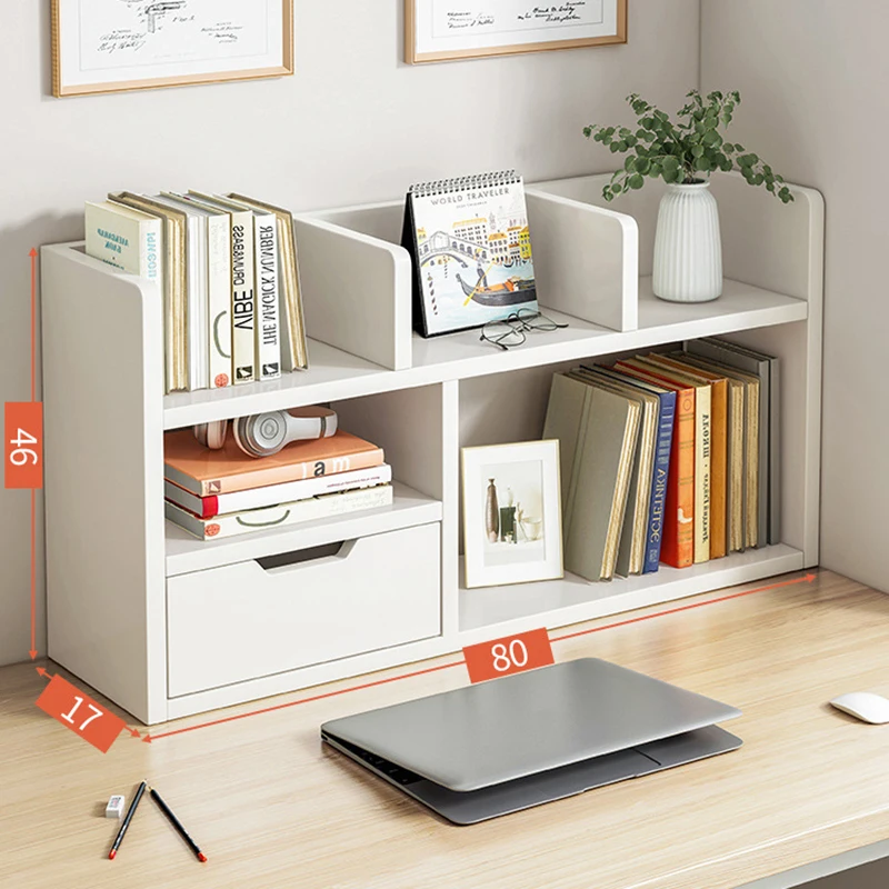 Ins настольная полка для хранения ящик круглая угловая книжная большое