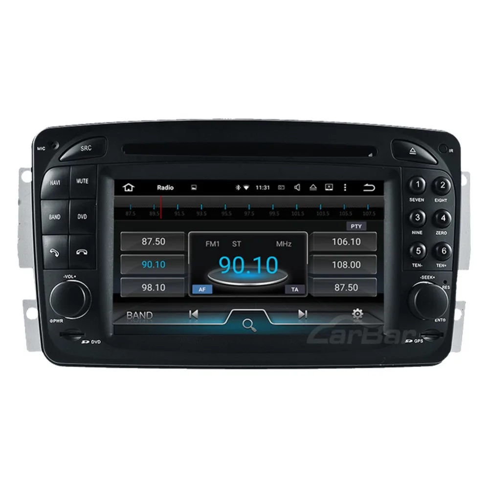 Android автомобильный DVD GPS навигация аудио стерео плеер для Mercedes Benz Vaneo Viano Vito C W203 A W168