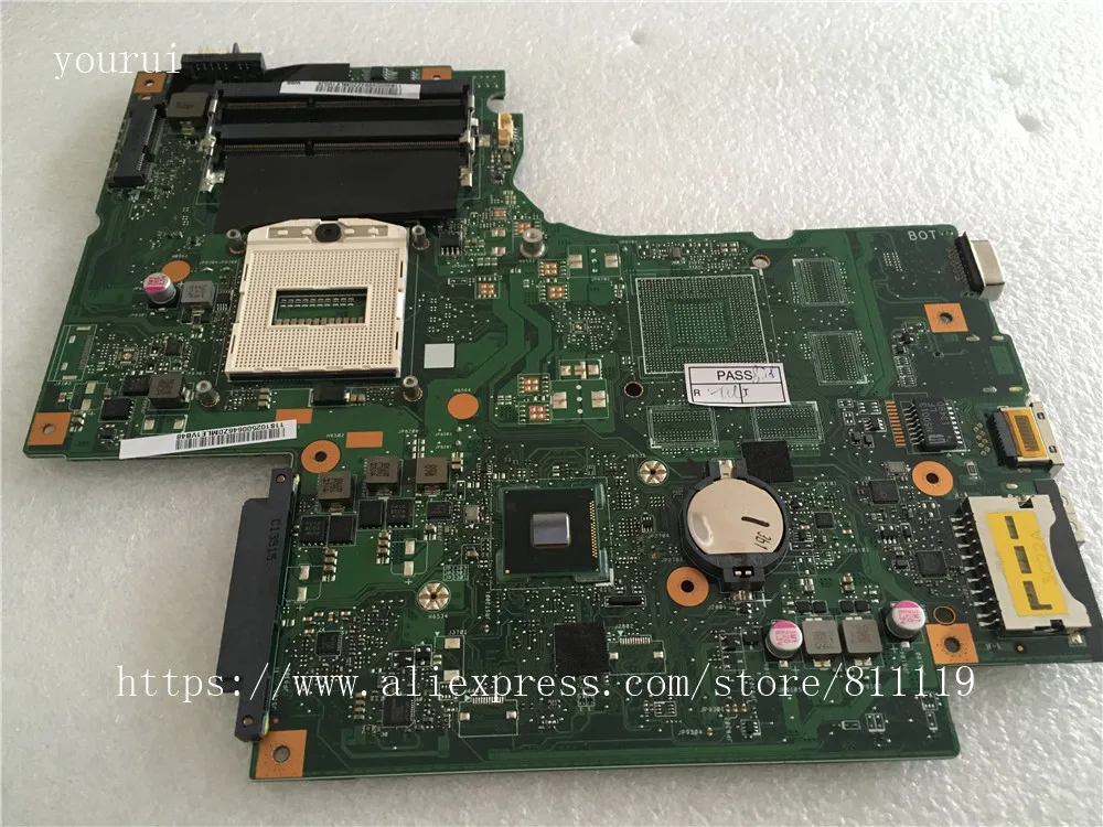 Yourui Высокое Качество для Lenovo G710 laptopматеринская плата 69N0B5M23A01 DUMB02