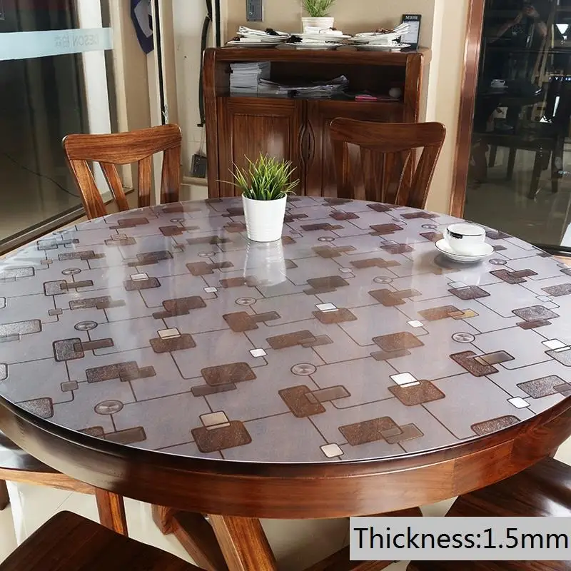 Obruy Na свадебное украшение для свадьбы пластиковая круглая скатерть Redonda ПВХ Toalha De