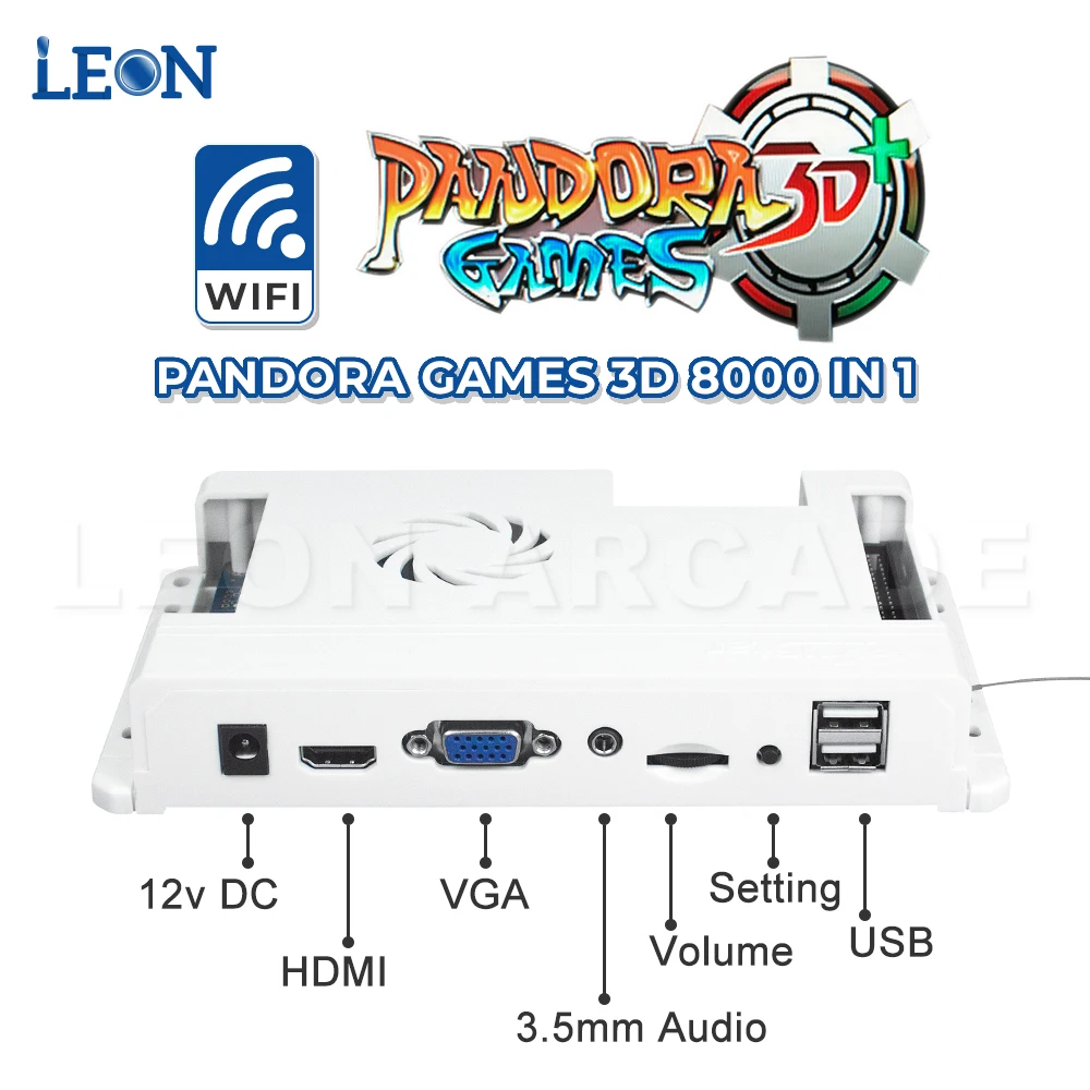 Mame Pandora Box 3d 8000 в 1 светодиодный кабель аркадная Кнопка с подсветкой 5 контактов 8