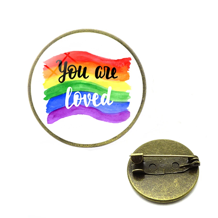 Креативные ЛГБТ броши в виде гордыни для геев лесбиянок радужная любовь