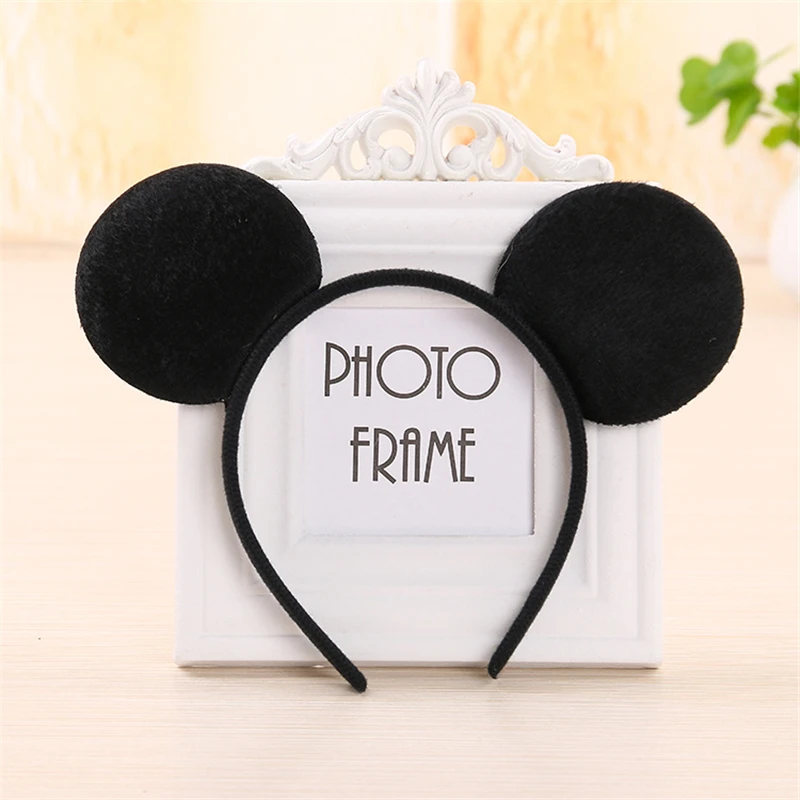 Повязка на голову с Микки Маусом блестящая повязка ушками рождественские