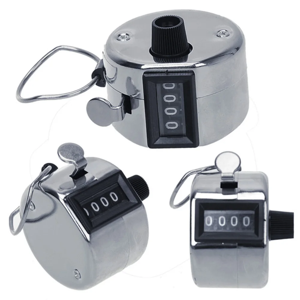 

Portable Tally Counter Sport Handheld Mini Manual With Metal Lap Mechanical 4 Digit Accurate Cleaning Knob Clicker Ergonomic