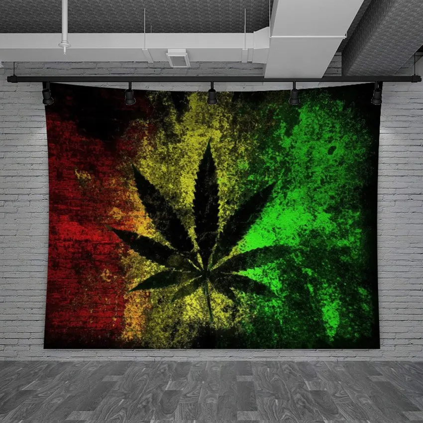 

Настенный подвесной гобелен с рисунком клена, яркие листья, домашний декор, настенный гобелен для гостиной, настенные ковры, украшение