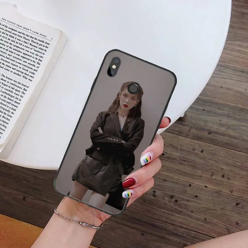 

Cute korean girl IU Lee Ji Eun Phone Case For Xiaomi Redmi note 7 8 9 t k30 max3 9 s 10 pro lite