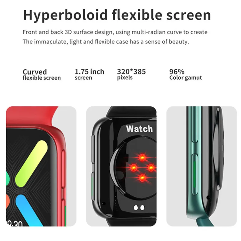 

GT9 Smart Watch Bluetooth Call 1.75inch Big Screen Activity Fitness Health Heart Rate Tracker Sport Smartwatch For Men Women