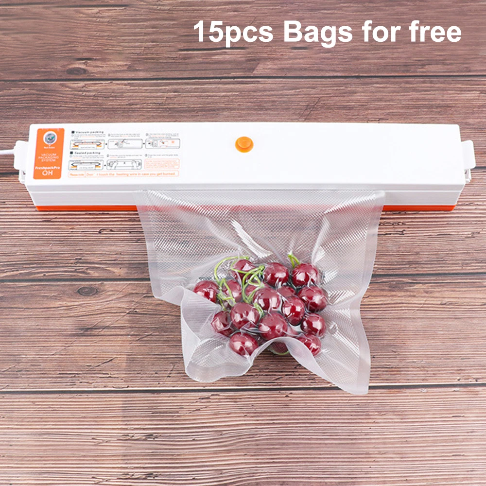 Бытовой пищевой вакуумный упаковщик 220 В упаковочная машина пленочный в том