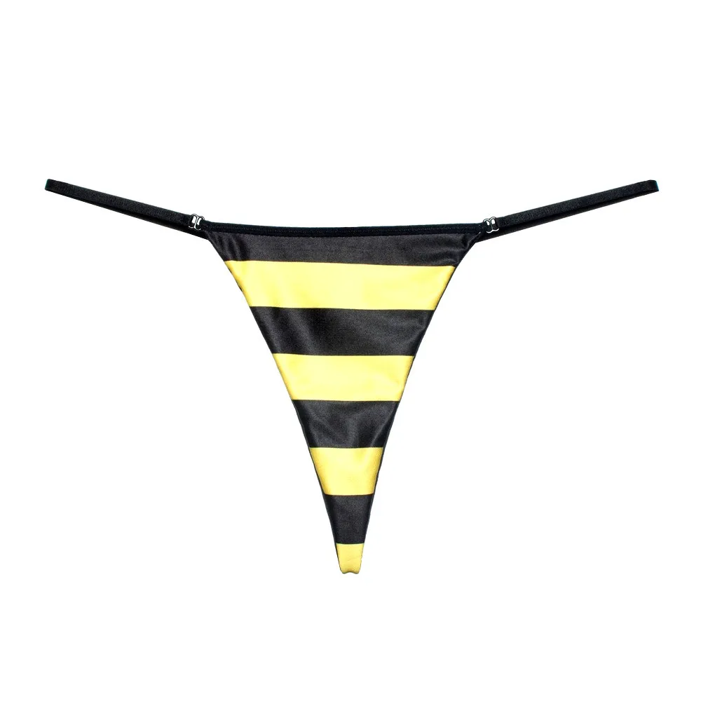 Полосатые женские бесшовные хлопковые трусы с низкой посадкой стринги танга сексуальное женское нижнее