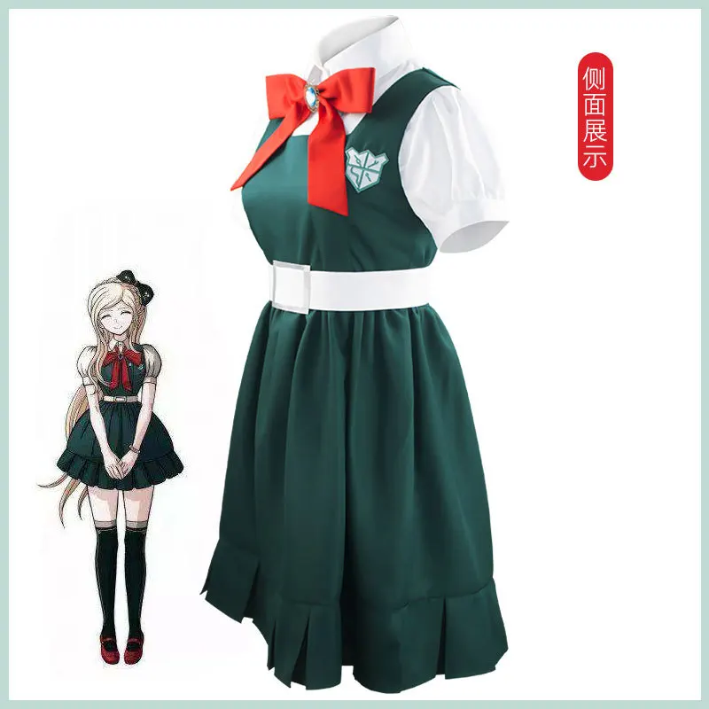 Женский костюм для косплея из аниме данганронпа 2 школьная форма и парик м/ф Despair