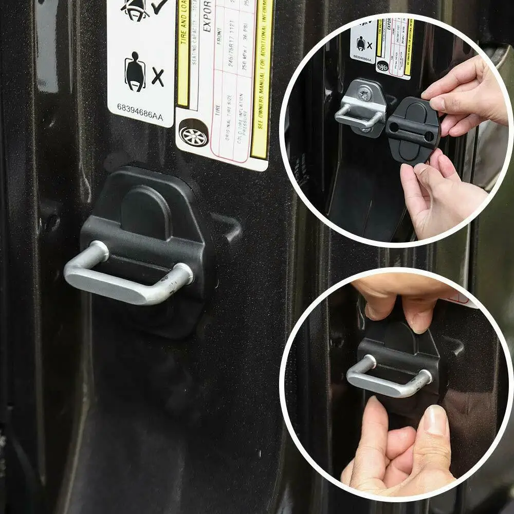 Для 2108 для Jeep Wrangler JL фиксатор дверного замка Защитная крышка Комплект Дверь чехол