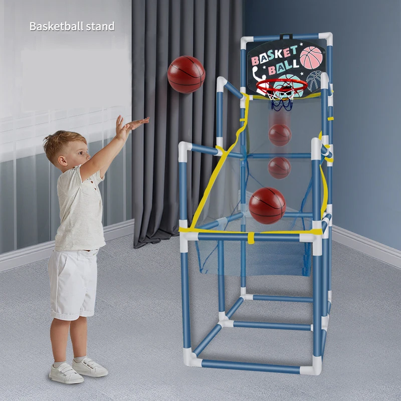 Детский регулируемый по высоте стенд для стрельбы в помещении баскетбола стойка