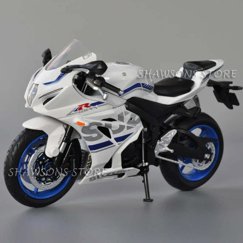 1:12 Литая модель мотоцикла Toys Suzuki GSX-R1000 спортивный велосипед миниатюрная Реплика