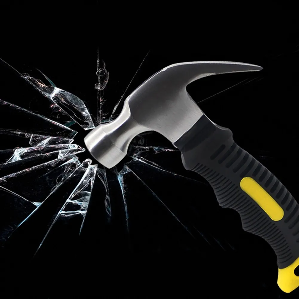 

Fiberglass Handle Claw Hammer Metal Mini Nails Tool Non-slip Steel Stubby
