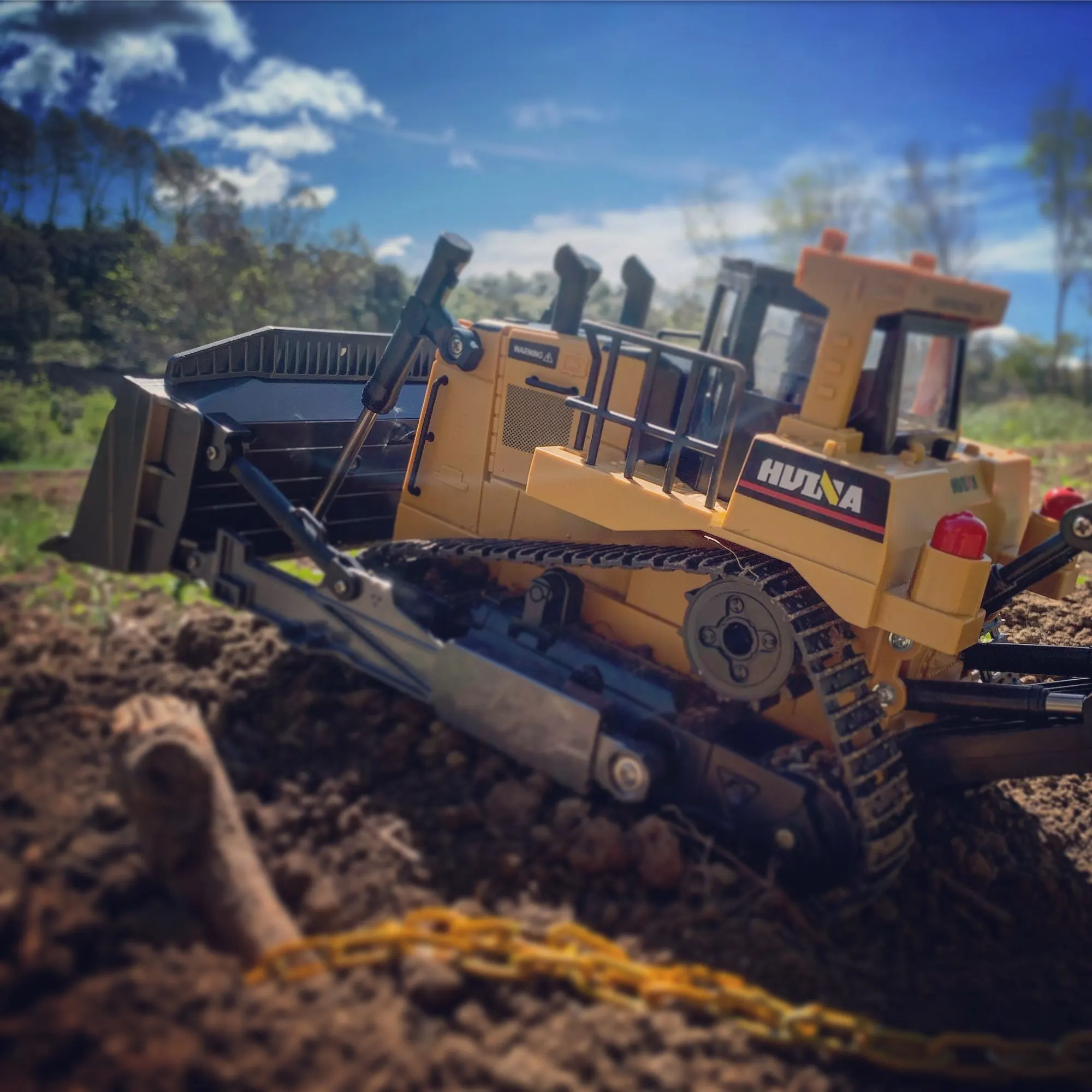 HUINA 1:18 RC Тракторная Лопата игрушка погрузчик монтируемая Автомобильная взрослые