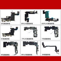 6 6plus 6s 6sp 7 7p 8 8p x usb charging connector flex cable motherboard headphone jack flashlight mic part smartphone accessory