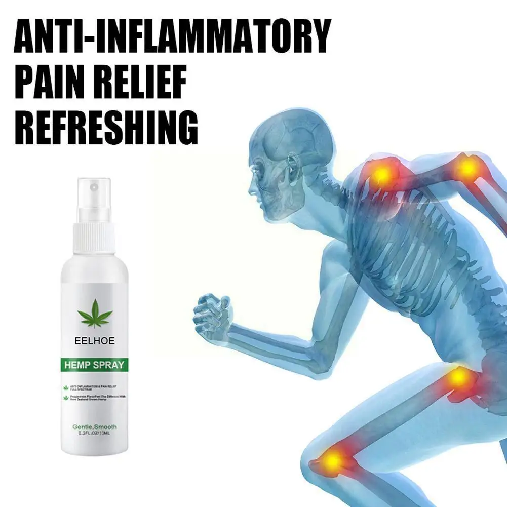 

Hemp Pain Relief Spray Rapid Rheumatoid Joint Muscle Chinese Arthritis Swelling Muscle Bruises Herbal With Spray Practical I6W3