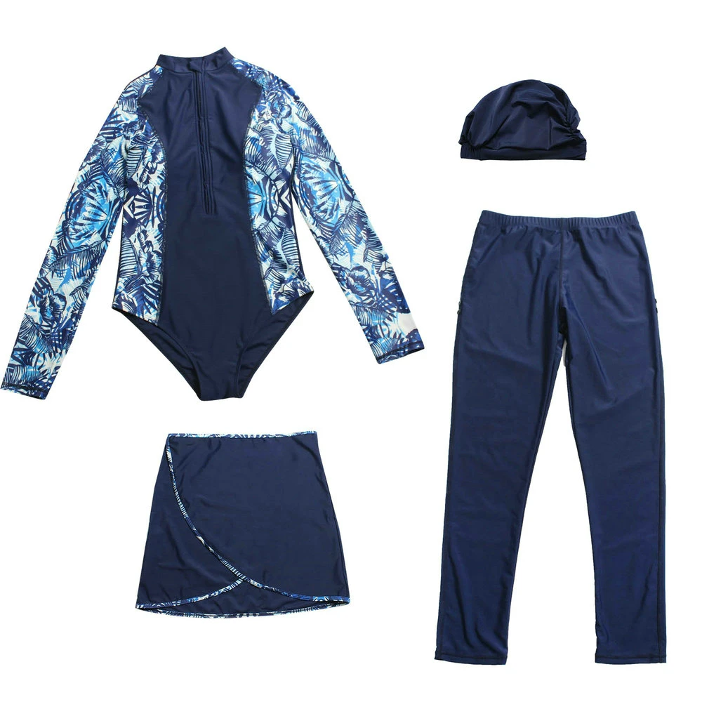 Купальный костюм с полным покрытием мусульманский купальный ming скромная