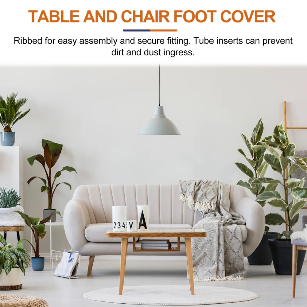 

20pcs Chair Table Furniture Leg Feet Covers Booster Foot Pad Bed Feet Mat
