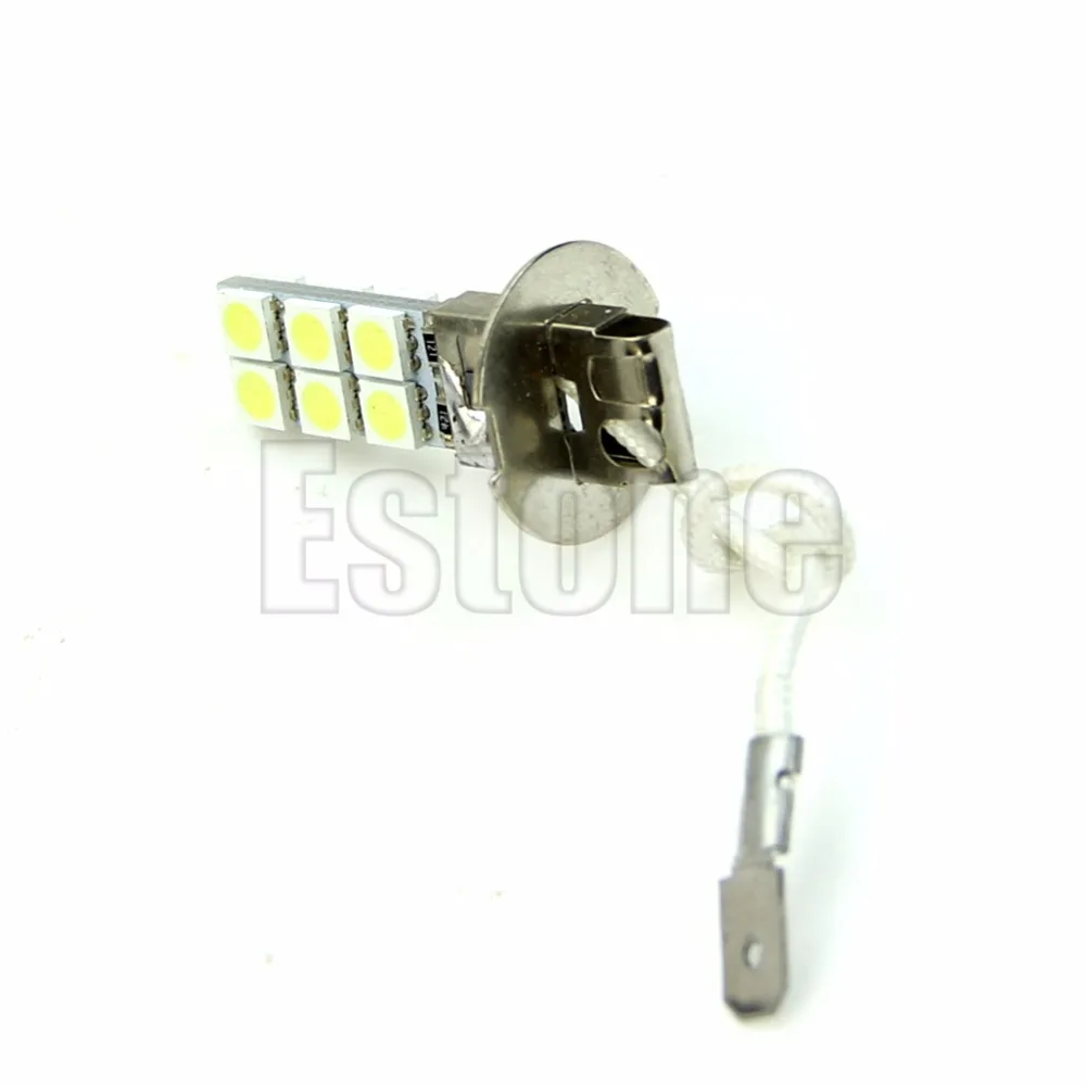 H3 12-светодиодный 5050 SMD 12 в яркий белый автомобильный противотуманный сигнальный