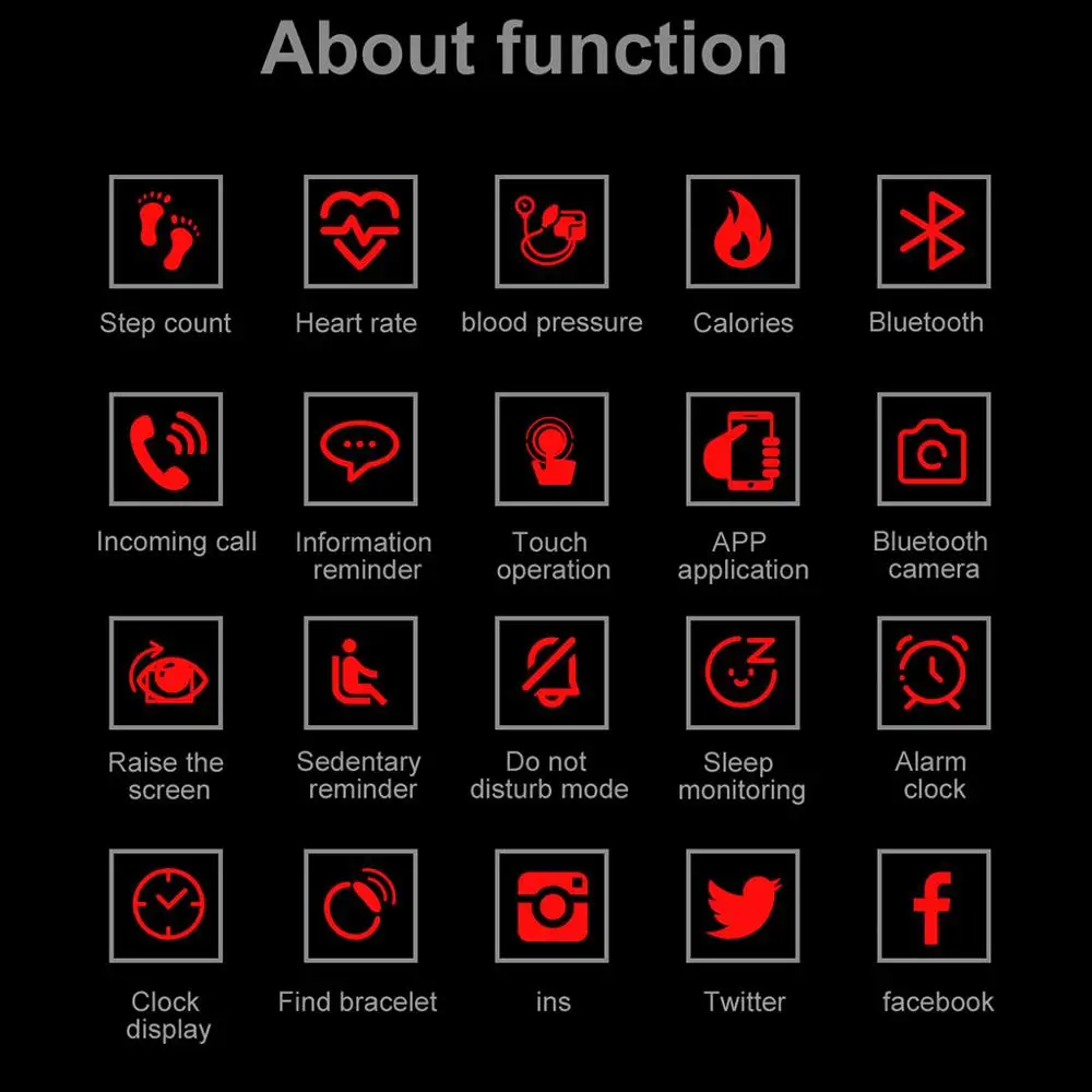 Цветной экран Bluetooth Смарт-браслет часы пульсометр и монитор артериального