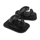 2 шт. ПВХ весло для байдарки, крючки, станок и Весла Держатель патч зажимы для надувная лодка рыбацкая лодка для шлюпки, байдарки каноэ Замена Черный