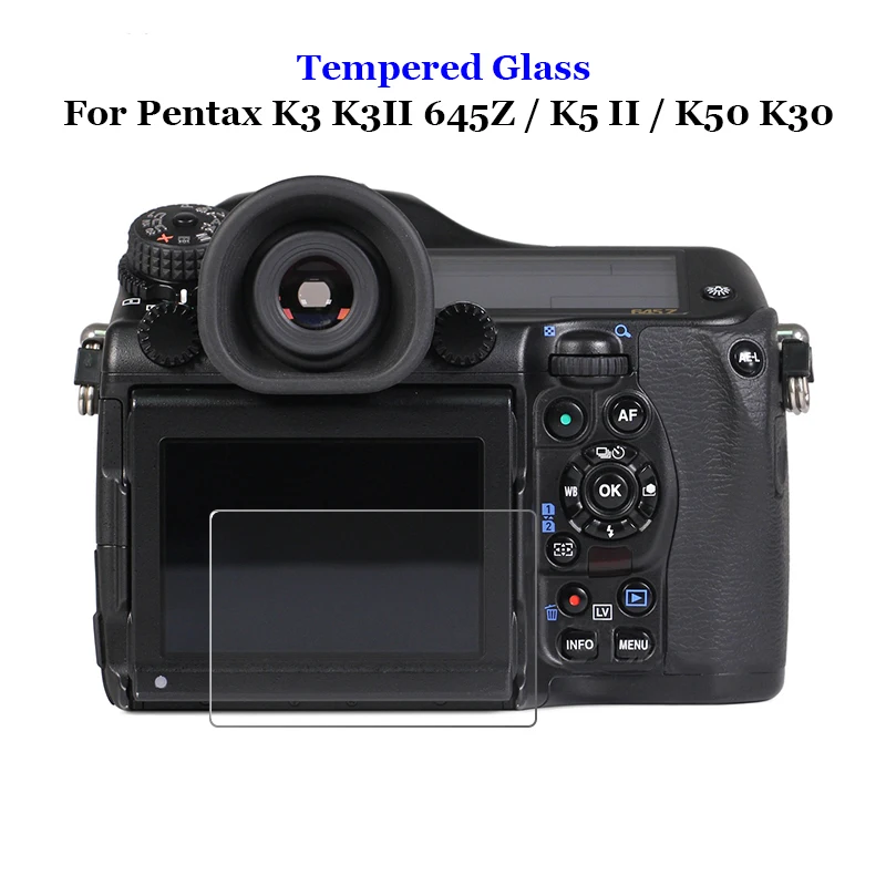 

Для Pentax K3 K3II 645Z / K5II K5 II / K50 K30 закаленное стекло 9H 2.5D защита для ЖК-экрана камеры защитная пленка