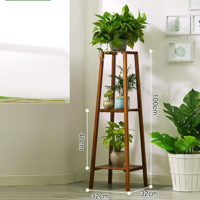 MODEL B Крытый Escalera Mueble деревянные полки для Жардин Estanteria Para Plantas Dekoration открытый балкон Цветочная полка завод стенд - Цвет: MODEL B