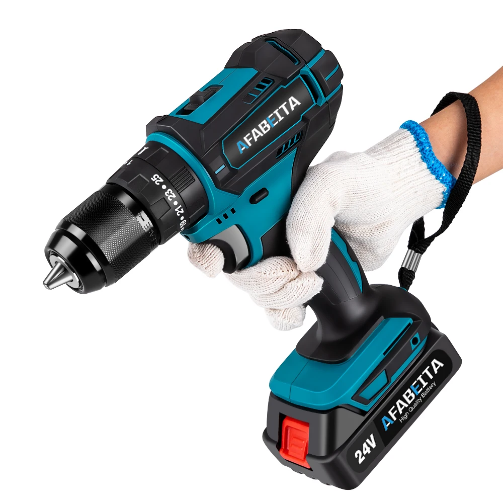

21/24V Electric Screwdriver Cordless Drill Suitable For Makita Lithium Battery High Quality Motor Strong Lasting Power