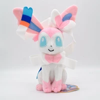 takara tomy pokemon cartoon elf anime dolls 17cm 25cm eevee animal plush stuffed toys christmas pikachu birthyday gifts for kids