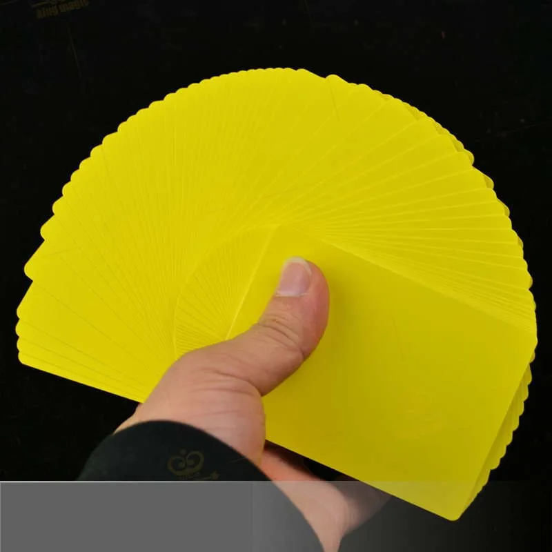 1 Палуба ультра тонкие летающие карты Волшебные трюки карта Исчезающие