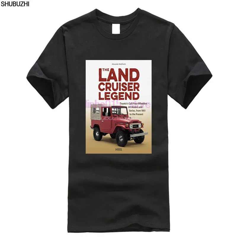 Футболка FJ40 Land Cruiser Мужская винтажная Дизайнерская футболка с большим
