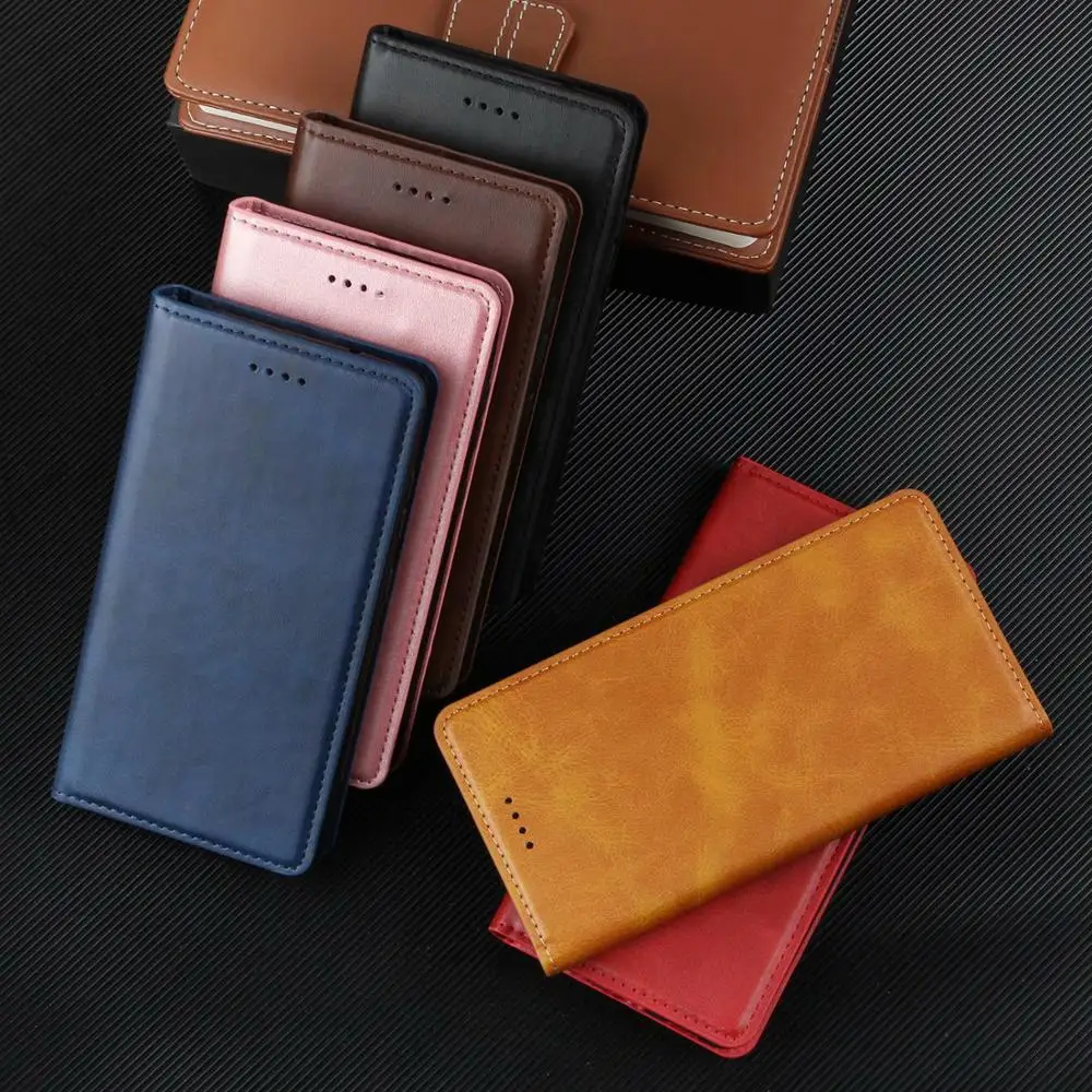 Роскошный кожаный магнитный флип-чехол для iPhone 11 Pro Max XS XR X 6 6S 7 8 Plus чехол-книжка