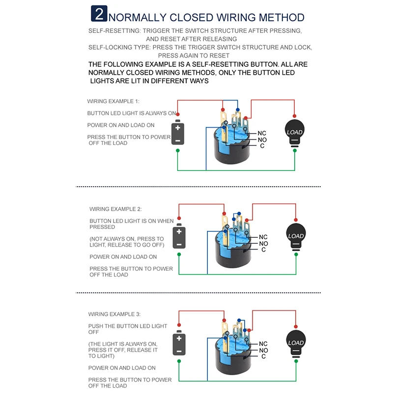 

16/19/22mm Emergency Stop Push Button Switch Metal Stainless Steel Aluminum Plastic Mushroom Emergency Stop Button Switch 1NO1NC